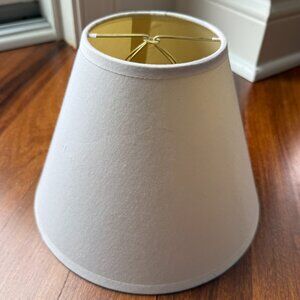Vintage Off White Hardback Empire Small Lamp Shade